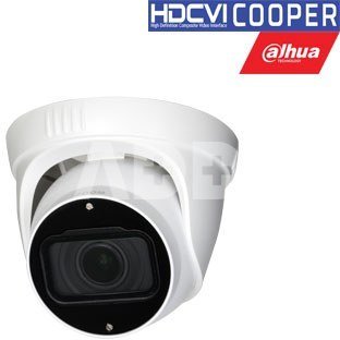 HD-CVI, CVBS kamera kupolinė 2MP su IR iki 30m. 1/2.7" 2.7-12mm, 2DNR, DWDR, IP67