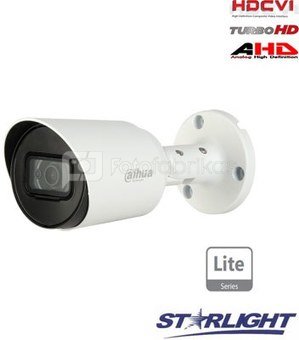 HD-CVI kam. STARLIGHT cilindrinė 2MP su IR iki 30m, 2.8mm obj., STARLIGT sensor., mic, IP67