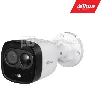 HD-CVI, TVI, AHD, CVBS kamera cilindrinė 2MP LED iki 20m. 1/2.7" 2.8mm 111°, PIR 10m., int. mik.