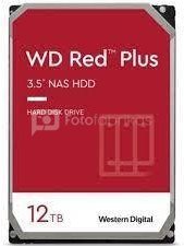 HDD|WESTERN DIGITAL|Red Plus|12TB|SATA 3.0|256 MB|7200 rpm|3,5"|WD120EFBX