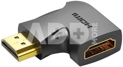 HDMI 90 degree Adapter Vention 4K 60Hz, AIOB0-2 (Black) 2pcs