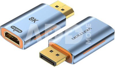 HDMI female - Display Port male adapter Vention HFMH0 8K (blue)