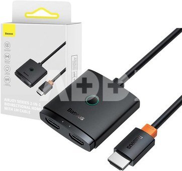 HDMI Switch Baseus with 1m Cable Cluster Black