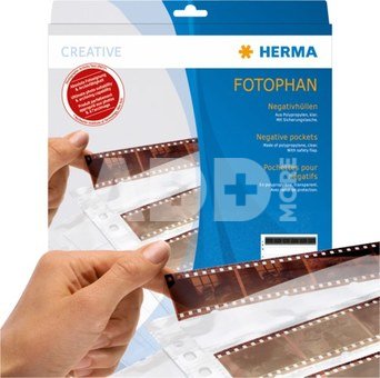 Herma Negative Sleeves MF PP clear 100 Sheets 7769
