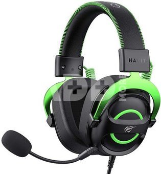 Herní sluchátka Havit H2002E (černo zelená)