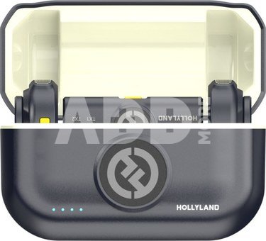 HOLLYLAND LARK M2 USB-C - WIRELESS LAVALIER MICROPHONE WITH USB-CPLUG (DUO,SHINE CHARCOAL)