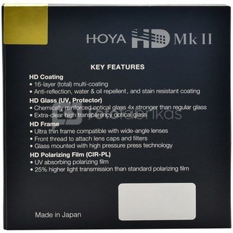 Hoya HD MK II Pol circular Filter 62mm