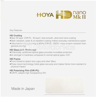Hoya HD Nano MK IIUV Filter 72mm