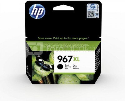HP Inc. Cartridge for an inkjet printer 967XL Black 3JA31AE