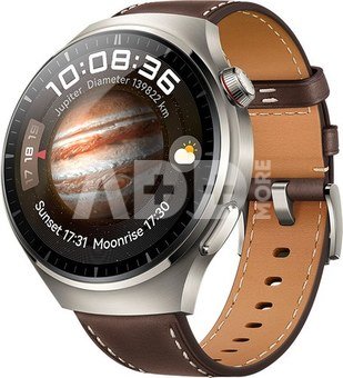 Huawei Watch 4 Pro, silver/brown