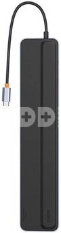 Hub 11in1 Baseus EliteJoy Gen2 series USB-C to 3xUSB 3.0 + USB 2.0 + USB-C PD + USB-C + RJ45 + HDMI + jack 3.5mm + SD/TF (grey)