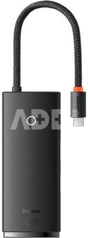 HUB Baseus Lite Series 5-Port USB-C to HDMI+USB3.0x3+PD (Black)
