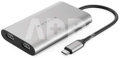 HyperDrive Hyper Dual 4K HDMI Adap ter for M1 MacBook