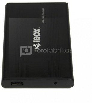 iBOX Housing HD-01 ZEW. 2.5 "USB 2.0 IEU2F01 (2.5"; USB 2.0; Aluminum; black)