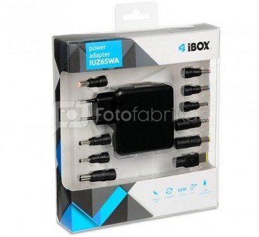 iBOX Notebook power adapter universal IUZ65WA 65W automatic