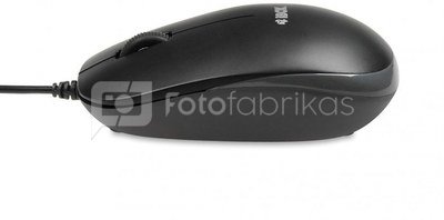 iBOX Set keyboard + mouse IKMS606 black (USB 2.0; (US); black, optical; 800 DPI)