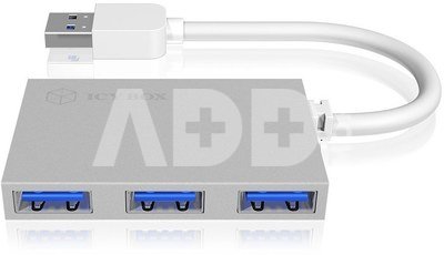 RaidSonic ICY BOX IB-Hub1402 4-fold USB 3.0 Hub Aluminium