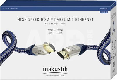 in-akustik Premium HDMI Cable m. Ethernet 1,5 m