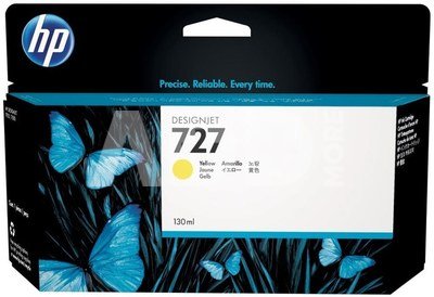 HP no.727 Yellow Ink Cartridge 130 ml for T920,T1500,T2500 series 