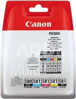 Canon CLI-581 CMYBK MULTI BL SEC Ink Cartridge Canon