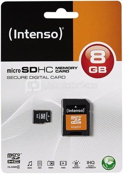 Intenso Micro SDHC 8GB Class4 3403460