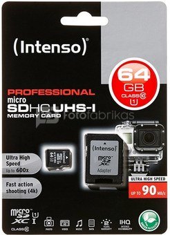 Intenso Micro SDXC 64GB Pro 3433490