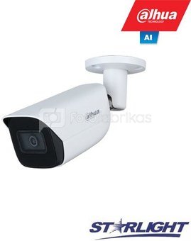 IP kamera HFW3841E-SA 8MP, IR pašvietimas iki 30m, 3.6mm 85°, SMD, IVS, AI