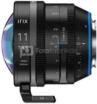 Irix Cine lens 11mm T4.3 for PL-mount Metric