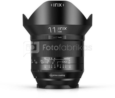 Irix Lens 11mm F4 Blackstone for Pentax K