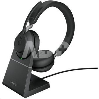 Jabra Headset Evolve2 65 Stand Link380a MS Stereo Black