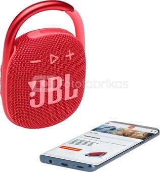 JBL wireless speaker Clip 4, red