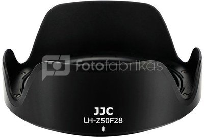 JJC LH Z50F28 Zonnekap Zwart