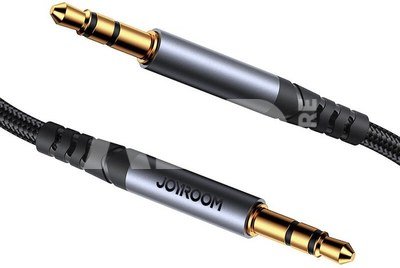 Joyroom SY-A09 AUX cable 3.5mm mini jack to 3.5mm mini jack, braided, 1.2m (black)