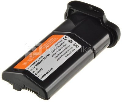 Jupio EN-EL18A akumulators ar 2600mAh ietilpību + adapteri un auto lādētāju paredzēts Nikon