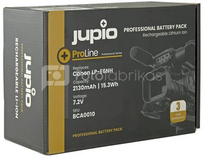 Jupio ProLine LP-E6NH akumulators 2130mAh paredzēts Canon