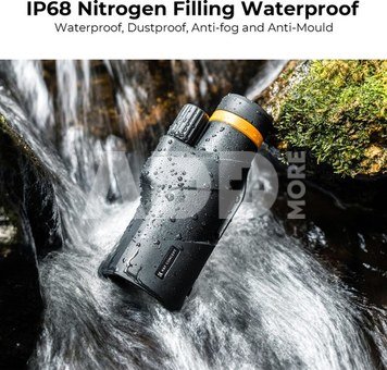 K&F 12*50 BAK4 High Checklist Binoculars waterproof with Aka dovetail groove,Black