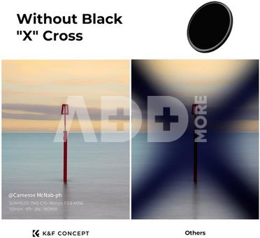 K&F 82MM XV40 Nano-X Variable/Fader ND Filter, ND8~ND128, W/O Black Cross