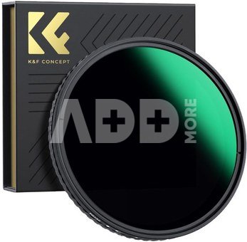 K&F 82MM XV40 Nano-X Variable/Fader ND Filter, ND8~ND128, W/O Black Cross