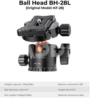 K&F 90 inch /2.3m Camera Tripods magnesium aluminum alloy tripods Reversible Detachable Monopod