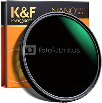 K&F Concept 72mm Nano-X Variable/Fader ND Filter, ND8-ND128