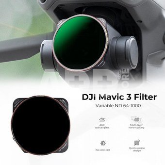 K&F For DJI Mavic 3, Variable ND64-1000 Filter