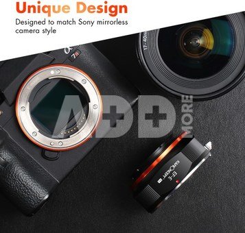 K&F M12105 New Design High Precision Lens Adapter Mount, EOS-NEX PRO