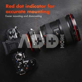 K&F M12125 New Design High Precision Lens Adapter Mount, EOS-M4/3 PRO