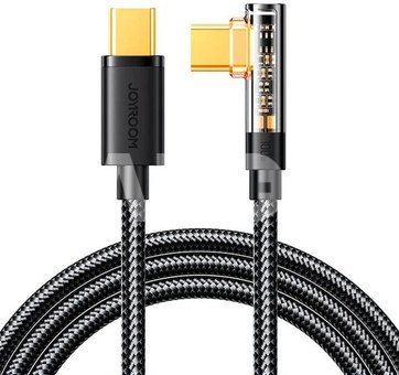 Kabel do USB-C Angle 100W 1.2m Joyroom S-CC100A6 (czarny)