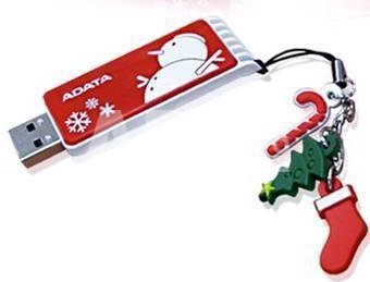 Kalėdinis A-data USB raktas 4GB