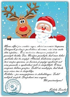 Kalėdų Senelio laiškas "Senelis"