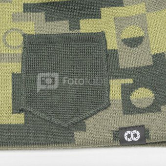 Kepurė - Beanie WINTER - Green Camouflage