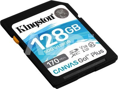 KINGSTON 128GB UHS-I SD Memory Card (Class 10)