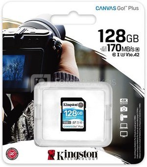 KINGSTON 128GB UHS-I SD Memory Card (Class 10)
