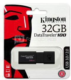 Kingston USB 3.0 Stick 32GB DataTraveler 100